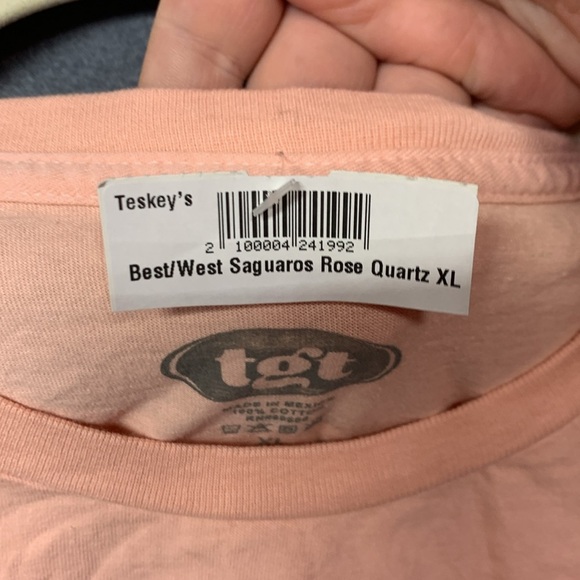 TGT Peach Graphic Tee Best In The West - Picture 4 of 7